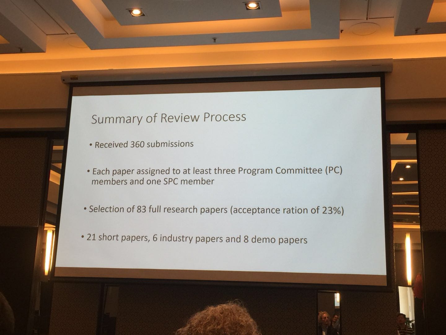 图2 DASFAA2018 投稿及录用情况