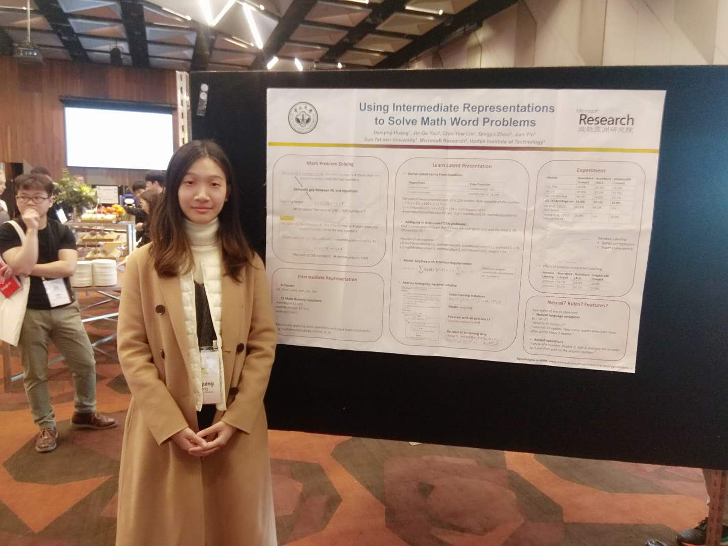 Using Intermediate Representations to Solve Math Word Problems